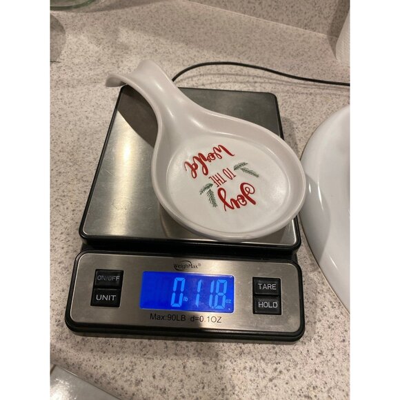 New Kirklands “Joy to the World” Kitchen Ceramic Spoon Rest - Picture 7 of 7